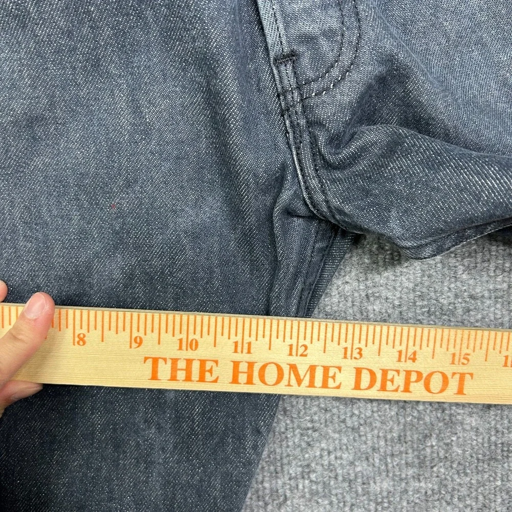 Levi's‎ 501 Jeans Men's Gray Denim Straight Pockets Button Fly Classic - 38X30